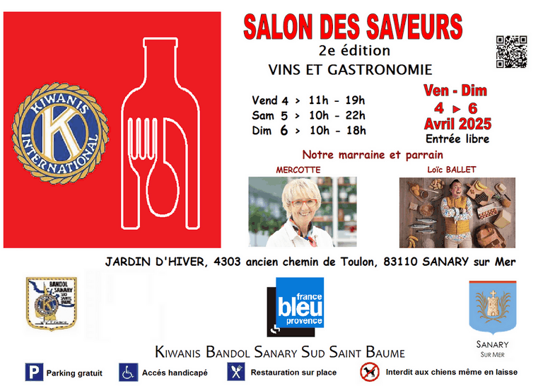 Affiche Salon des Saveurs 2025